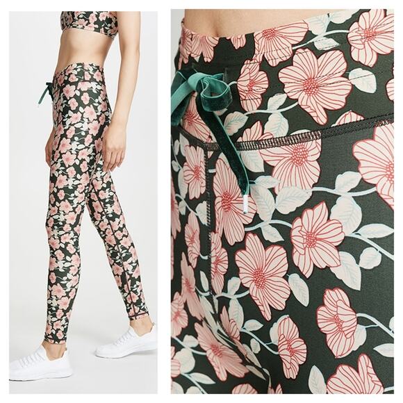 The Upside Poppy Floral Yoga Pants size 6 - Picture 2 of 6